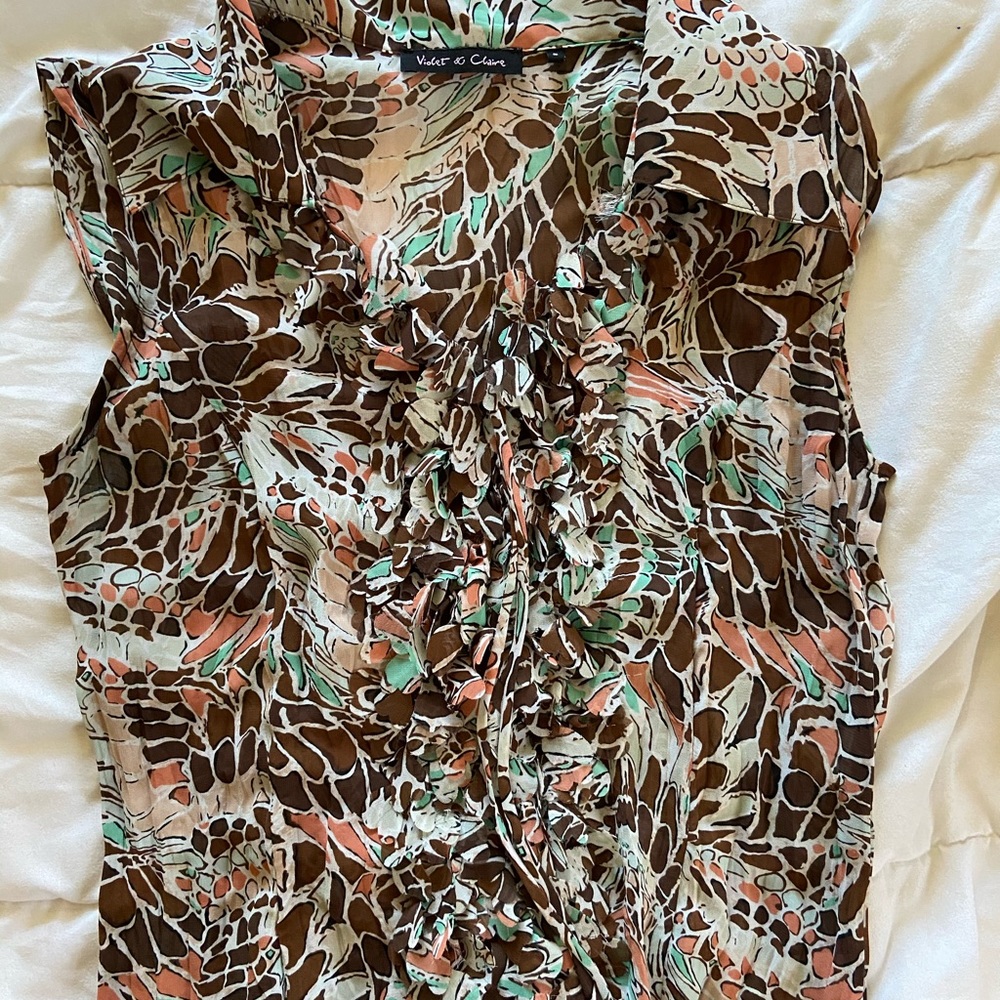 Patterned Business Casual Shirt